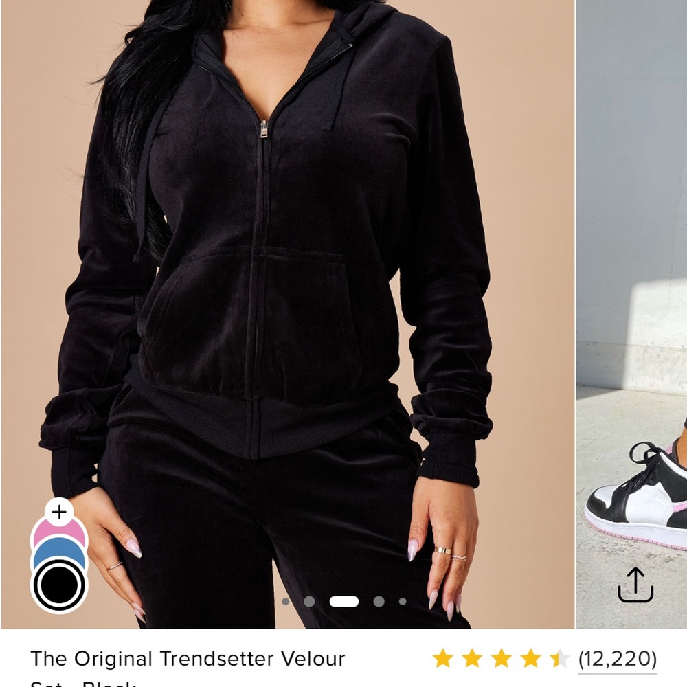 Fashion Nova Velvet Women's Jacket